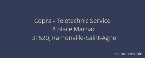 Copra - Teletechnic Service