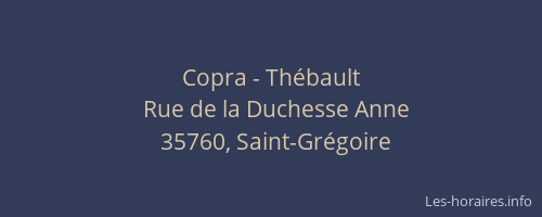 Copra - Thébault