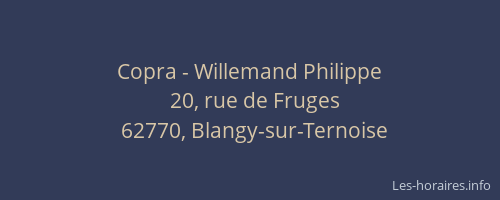 Copra - Willemand Philippe