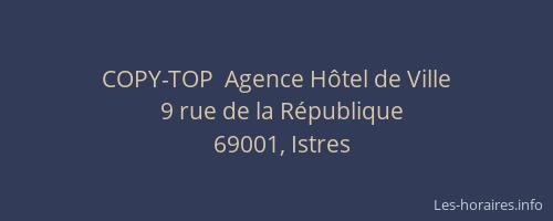 COPY-TOP  Agence Hôtel de Ville