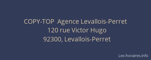 COPY-TOP  Agence Levallois-Perret