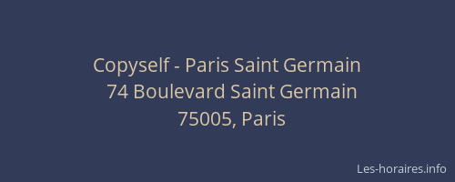 Copyself - Paris Saint Germain
