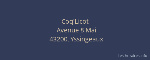 Coq'Licot