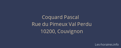 Coquard Pascal