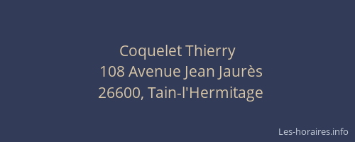 Coquelet Thierry