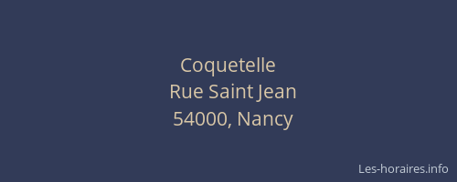 Coquetelle