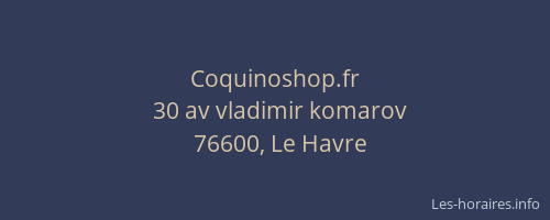 Coquinoshop.fr