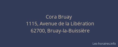 Cora Bruay