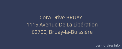 Cora Drive BRUAY