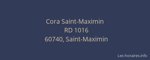 Cora Saint-Maximin