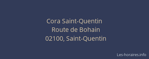 Cora Saint-Quentin