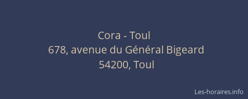 Cora - Toul
