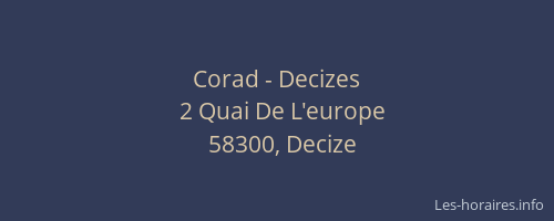 Corad - Decizes