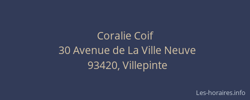 Coralie Coif