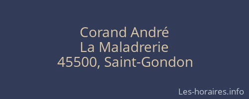 Corand André