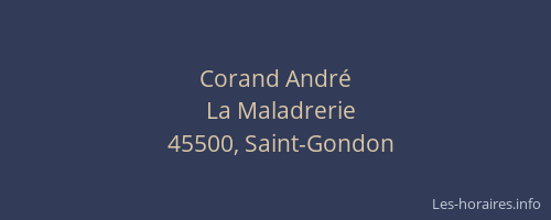 Corand André