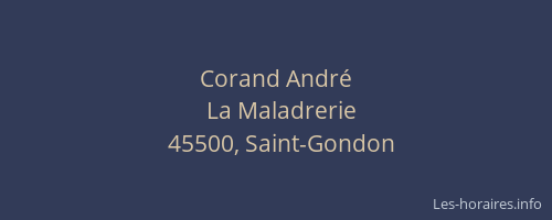 Corand Andr&eacute;