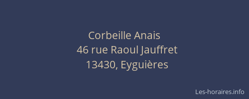 Corbeille Anais