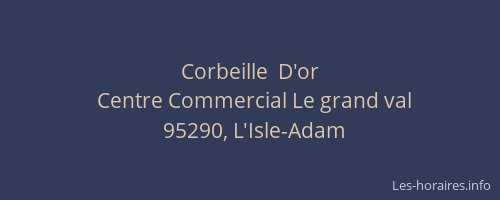 Corbeille  D'or
