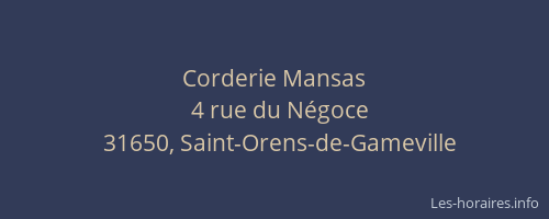 Corderie Mansas