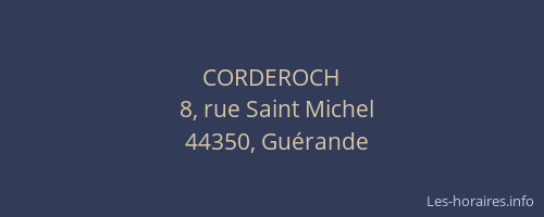 CORDEROCH