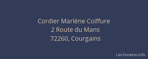 Cordier Marléne Coiffure