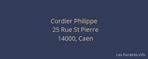 Cordier Philippe