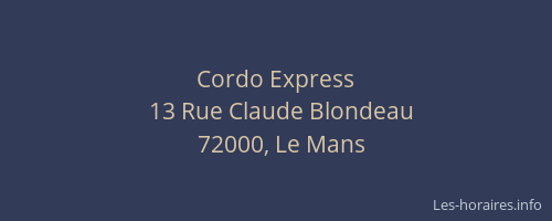 Cordo Express