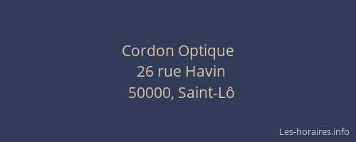 Cordon Optique