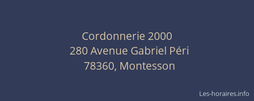 Cordonnerie 2000