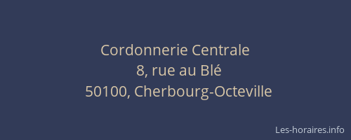Cordonnerie Centrale