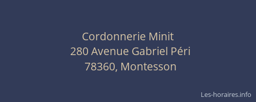Cordonnerie Minit