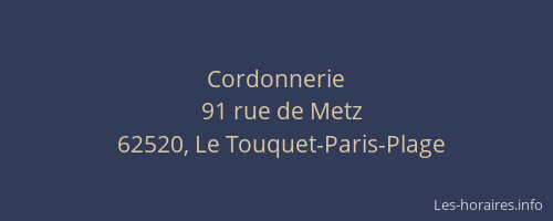 Cordonnerie