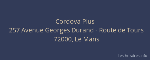 Cordova Plus