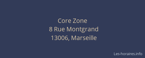Core Zone