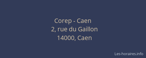 Corep - Caen