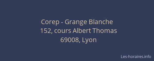 Corep - Grange Blanche