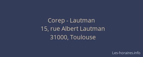 Corep - Lautman