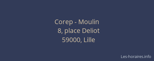 Corep - Moulin