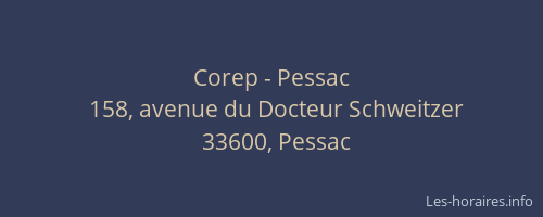 Corep - Pessac