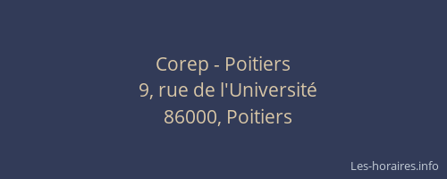 Corep - Poitiers