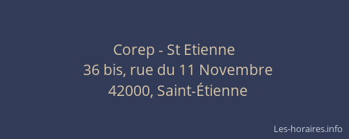 Corep - St Etienne
