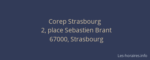 Corep Strasbourg