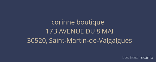 corinne boutique