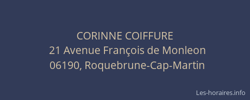 CORINNE COIFFURE