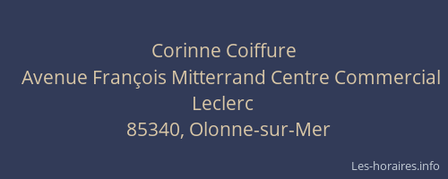 Corinne Coiffure