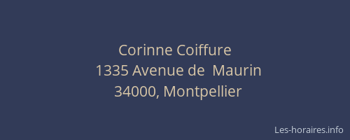 Corinne Coiffure