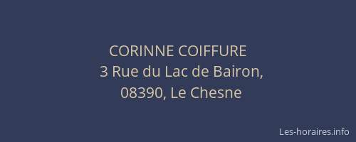 CORINNE COIFFURE