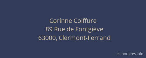 Corinne Coiffure