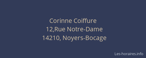 Corinne Coiffure
